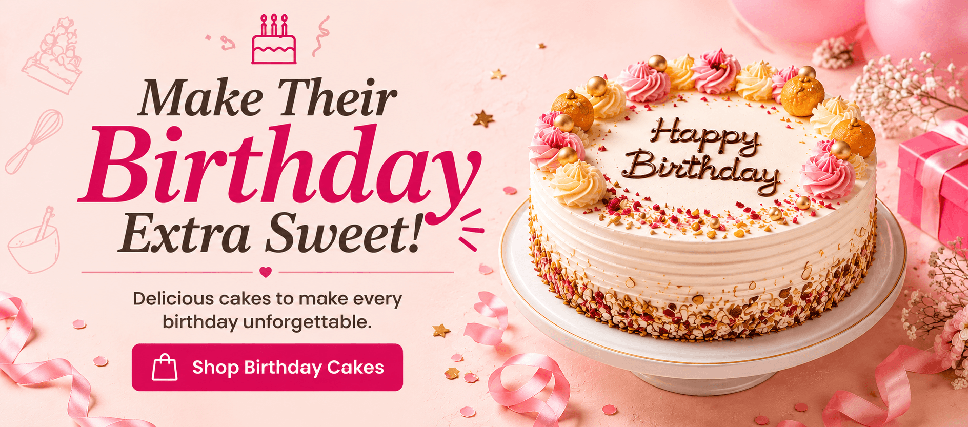 Birthday Cakes to India