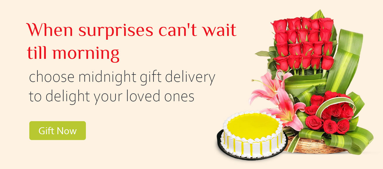 Midnight Gifts Delivery to India