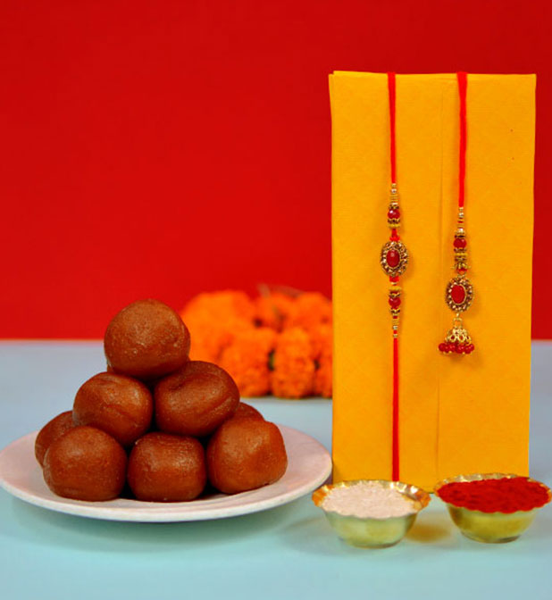 Rakhi with Sweets