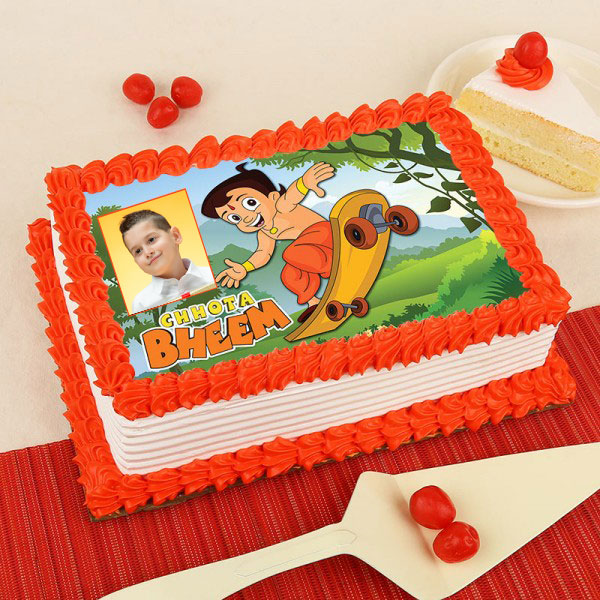 Chhota Bheem Photo Cake