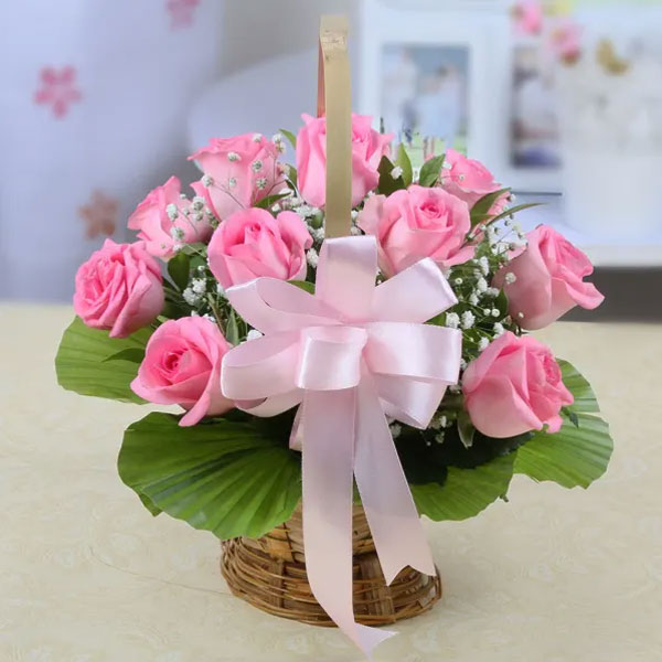 Cute Pink Basket