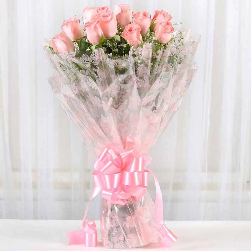 Peach Roses Bouquet