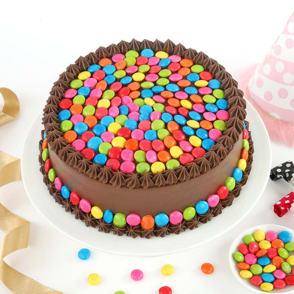 Gems Chocolate Cake