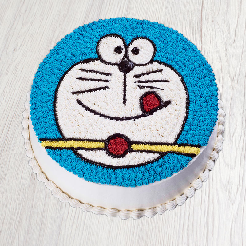 Doraemon Round Chocolate Photo Cake Delivery in Delhi NCR  109900 Cake  Express