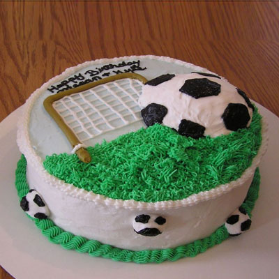 Soccer Theme Cake