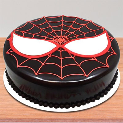 Chocolate Spiderman Cake