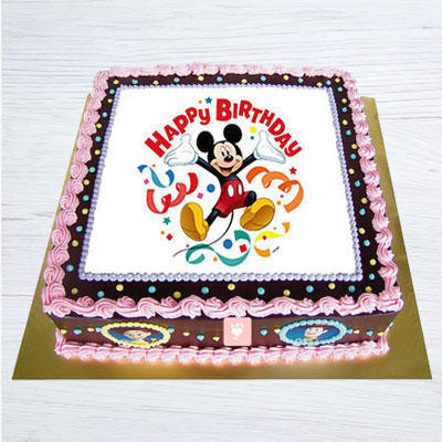 Mickey Mouse Photo Cake