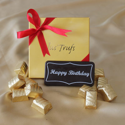 Happy Birthday Bar with Classic Truffles