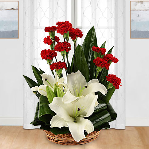 Dazzling Flower Basket