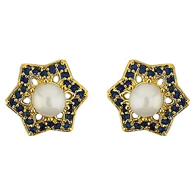 Star Pearl Earrings