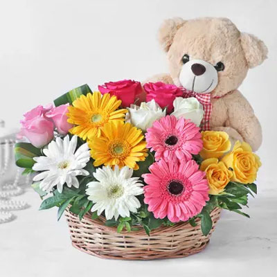 Fabulous Flowers with Teddy