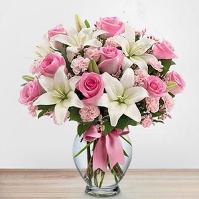 Beautiful Flowers in Vase