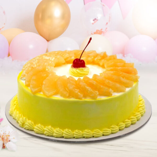 Fresh Cream Pineapple Cake