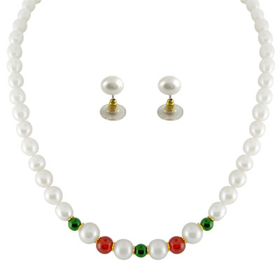 Colourful Pearl Necklace