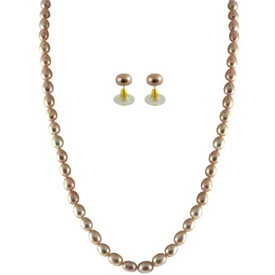 Single Line Pink Pearl Set