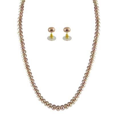 Single Line Pink Pearl Set