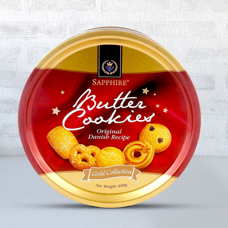 Sapphire Butter Cookies Tinned Pack