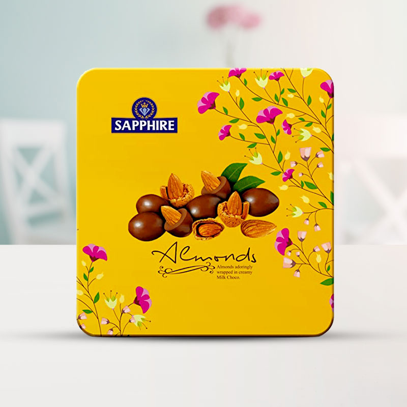 Sapphire Chocolate Coated Almond 90 gm