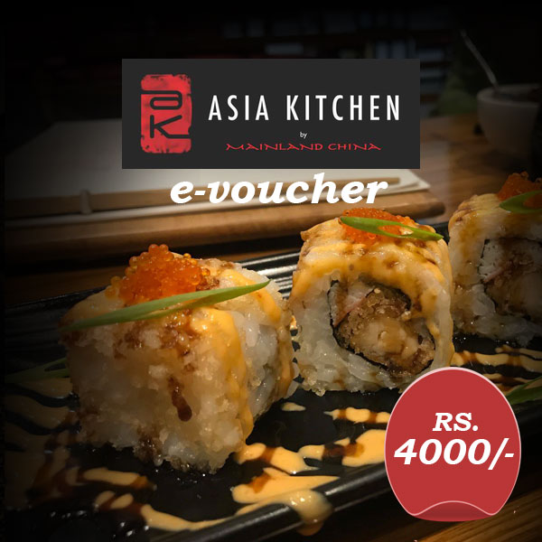 Asia Kitchen Food Voucher Rs.4000