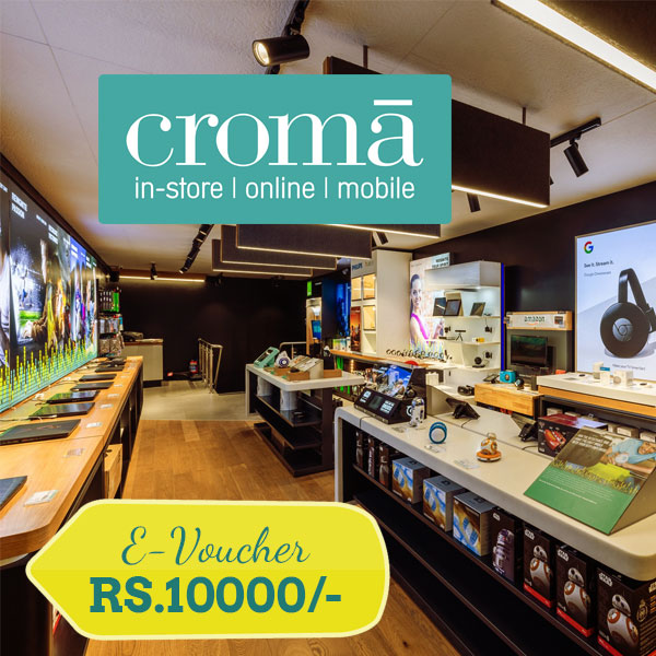 Croma Gift Coupon Worth Rs.10000