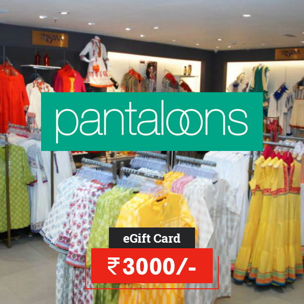 Pantaloons E-Gift Card Rs.3000