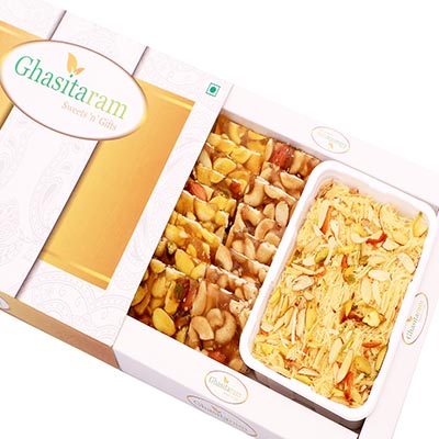 Soan Papdi and Dryfruit Chiiki Hamper