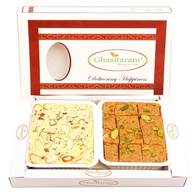 Besan Barfi and Soan Papdi Hamper