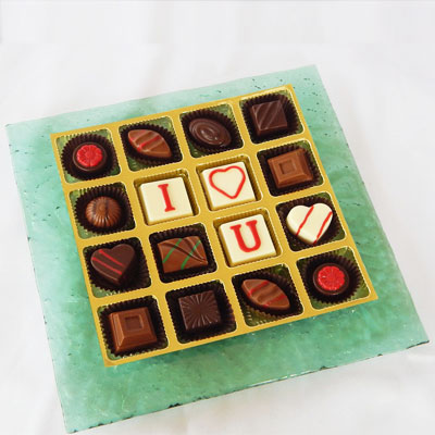 I Love You Valentine Chocolate Platter