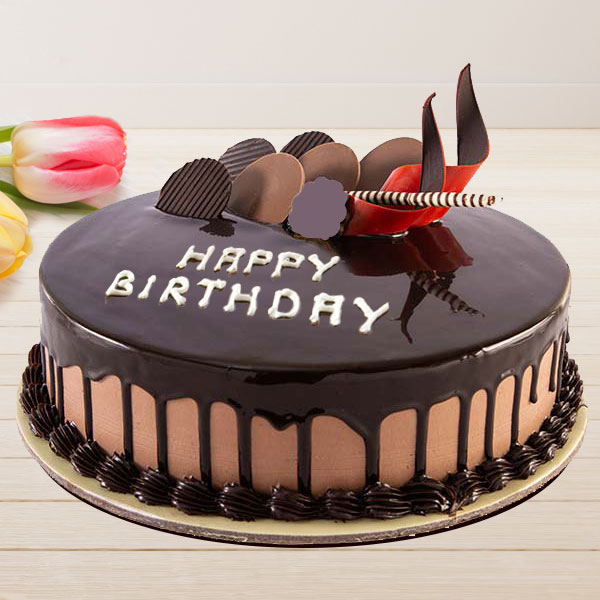 Happy Birthday Chocolate Cake – Midnight Delivery