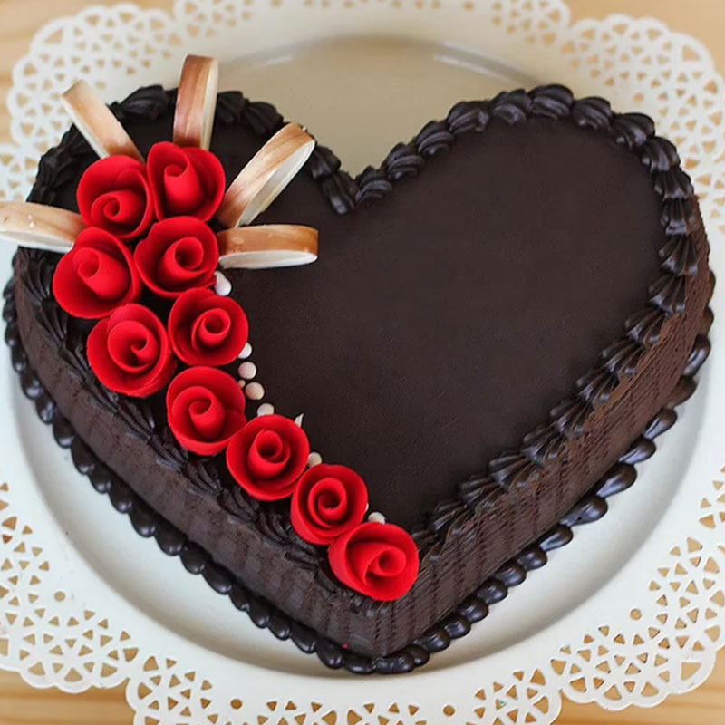 Heart Shaped Chocolate Cake from Five Star Bakery