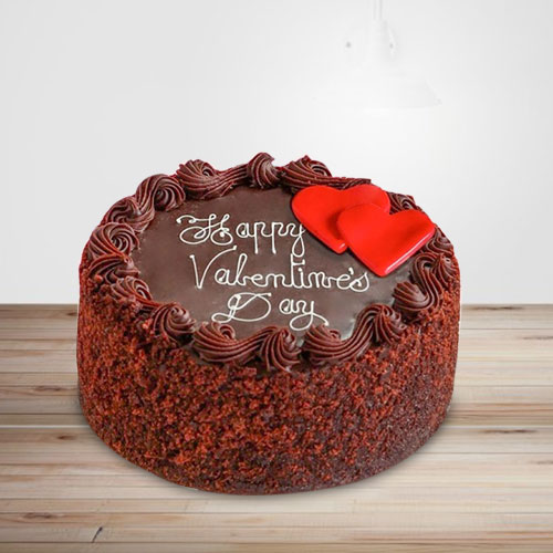Happy Valentine’s Day Chocolate Truffle Cake