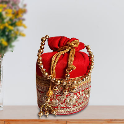 Flipkart.com | Estheticmind Silk hand embroidery botua Sling Bag - Sling Bag