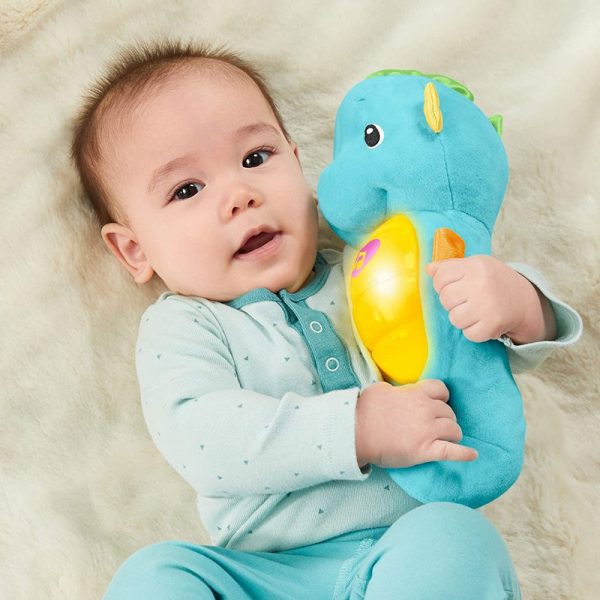 Fisherprice Soothe N Glow Seahorse - Blue