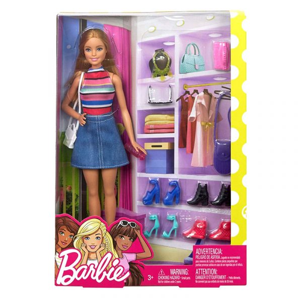 Stylish Barbie Doll and Shoe