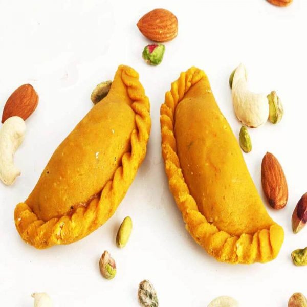 Sugarfree Kaju Kesar Gujiya Sweets