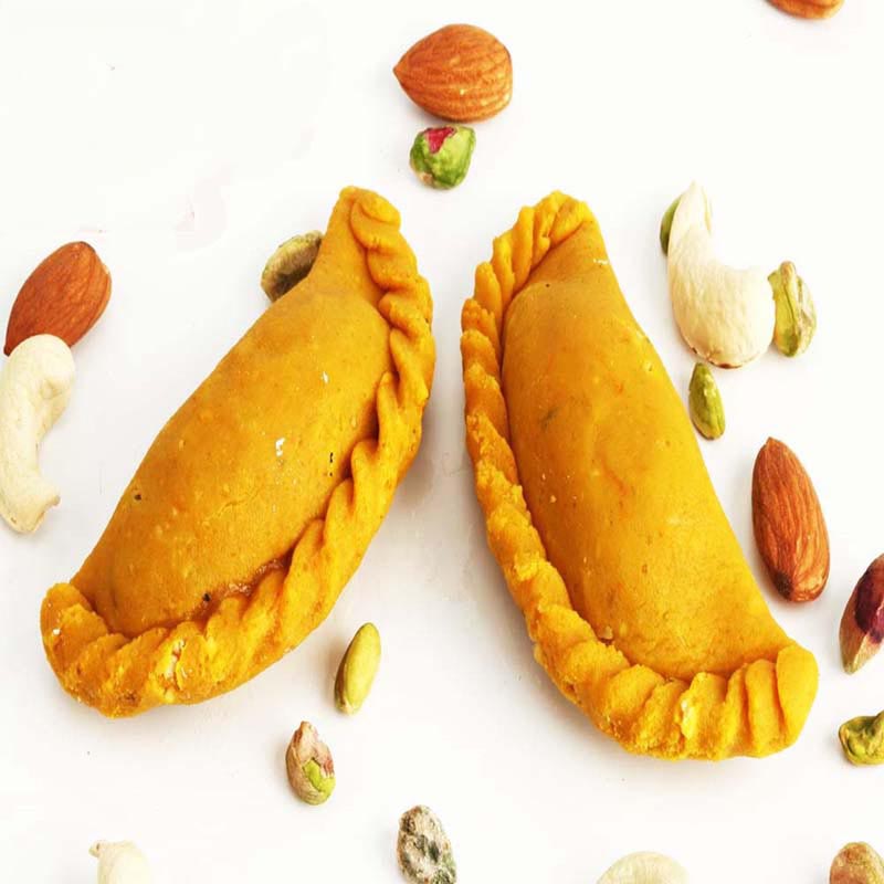 Mawa Kesar Gujiya