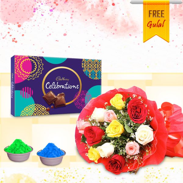 Happy Holi Flower Hamper