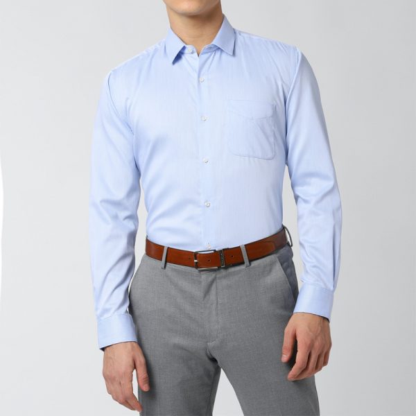 Peter England Sky Blue Shirt