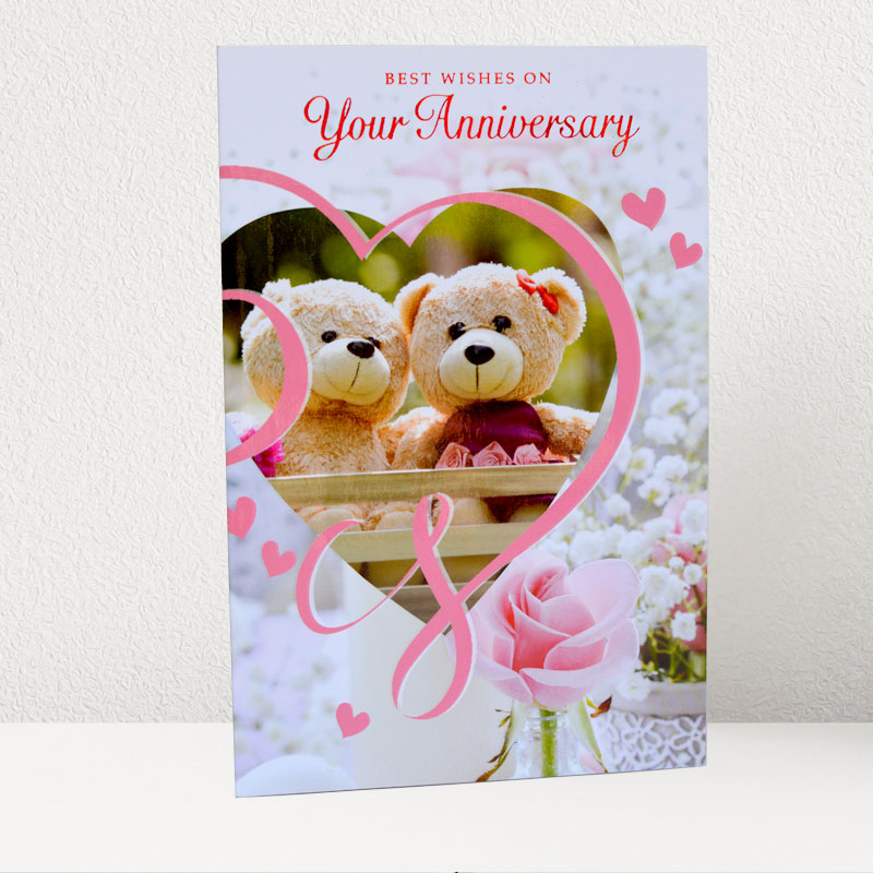 Best Wishes Anniversary Greeting Card