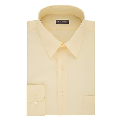 Van Heusen Light Yellow Full Sleeve Shirt