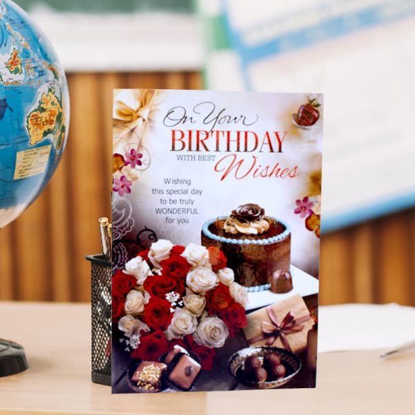 Happy Birthday Greetings Card