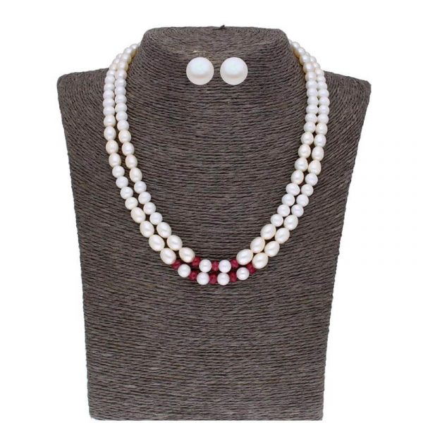 2 Line 5-6MM Oval Pearl Set