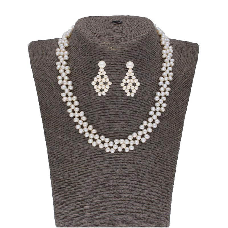 Baani 2 Lines  Pearl set