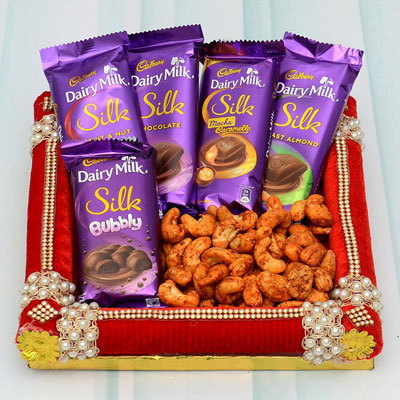 Masala Kaju Chocolate Tray