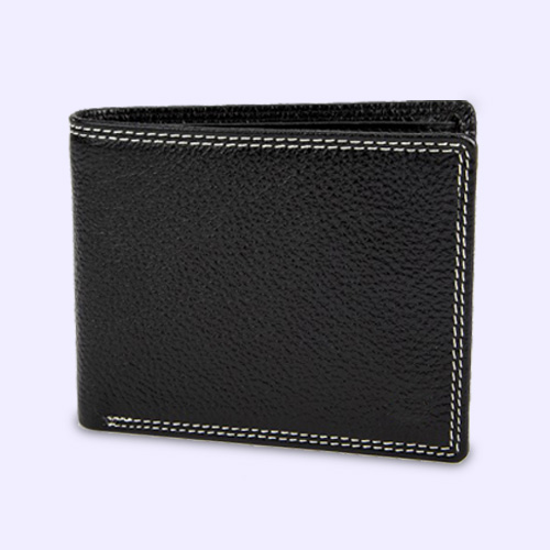 Stylish Black Genuine Leather Wallet