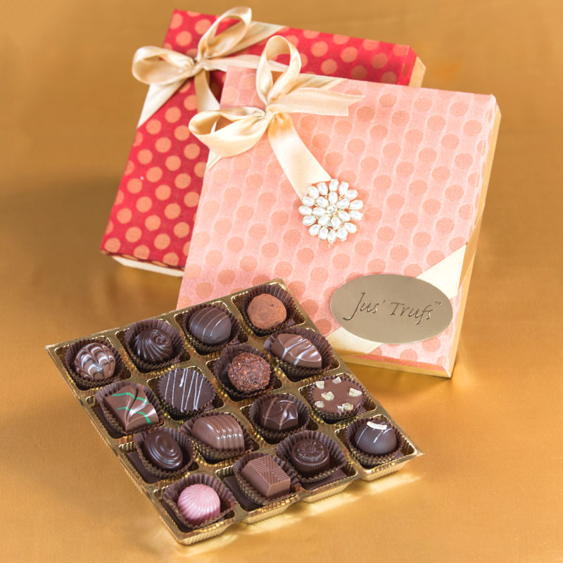 Diwali Gift Box with Assorted Chocolate Truffles