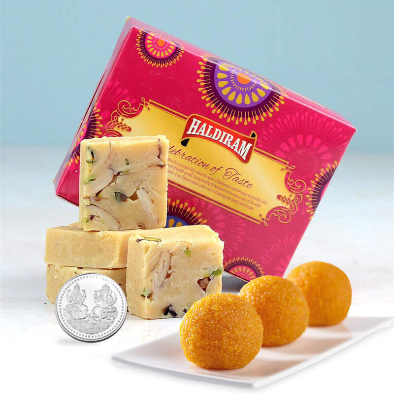 Diwali Ladoo Kaju Katli Hamper