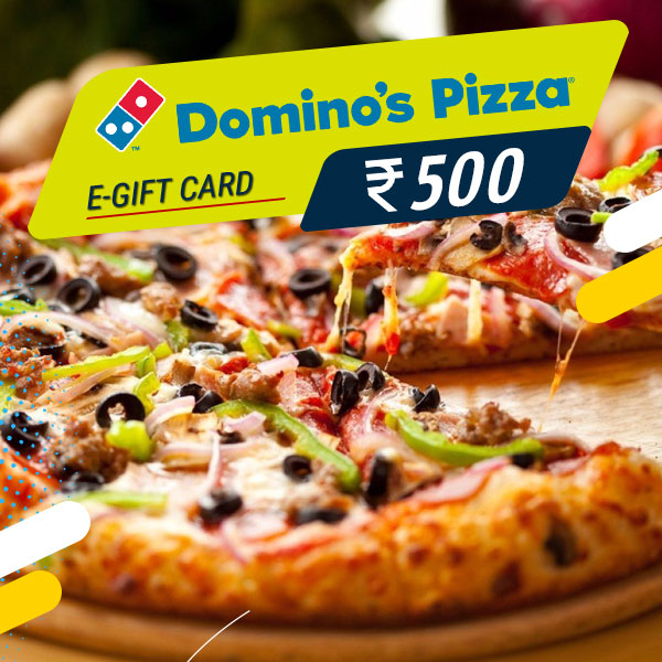 Domino’s E-Gift Coupon Rs.500
