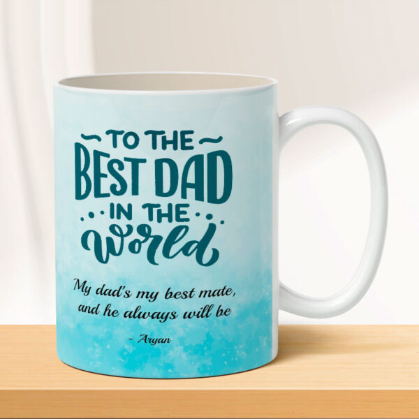 Best Dad Personalized Coffee Mug