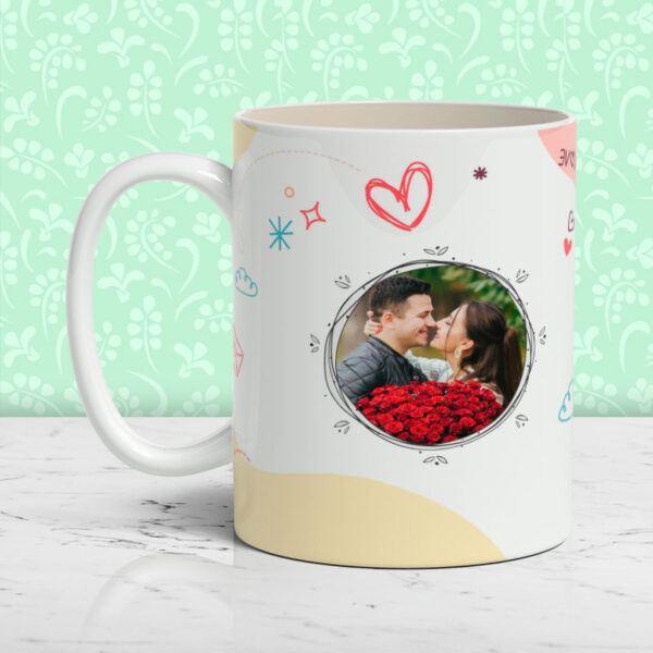 Love Birds Personalized Coffee Mug